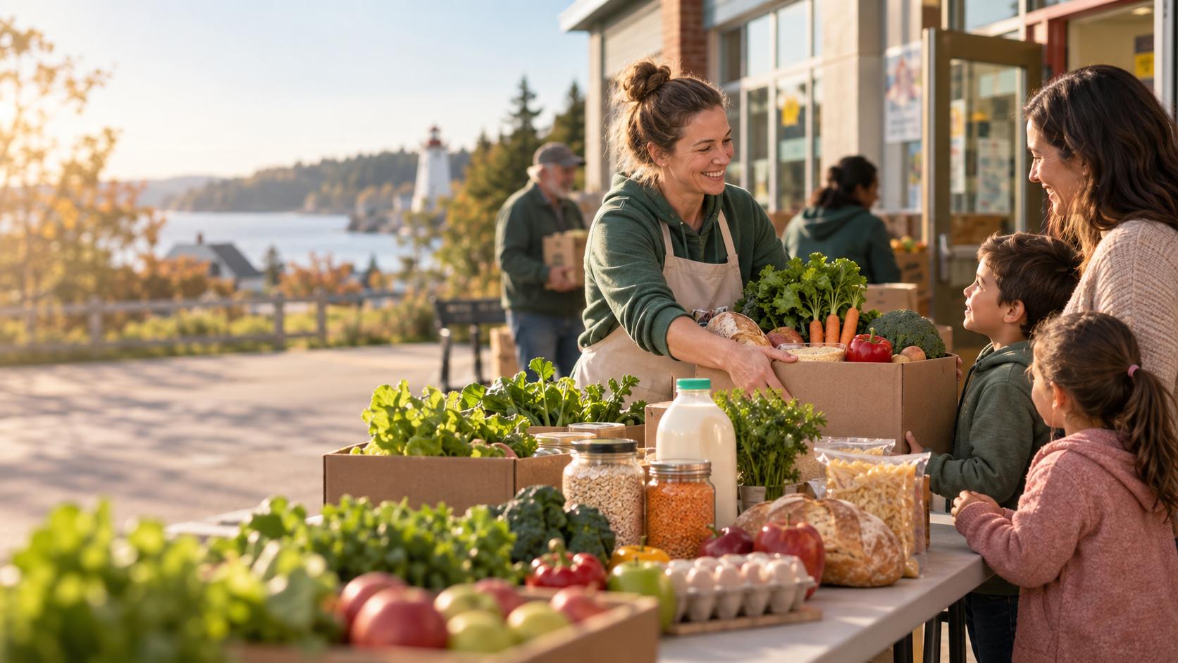 Community food support in New Brunswick